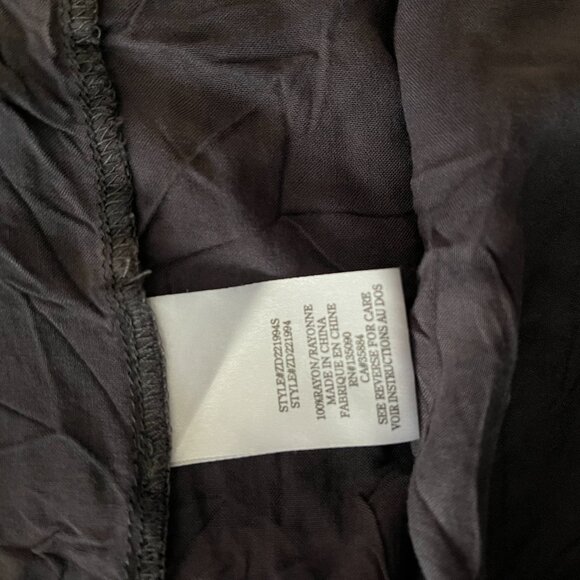 Z SUPPLY Lido Midi rayon gray floral print dress/adj strap /super condition/XL - Picture 8 of 9